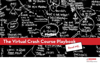 The Virtual Crash Course Playbook
                             Rea d ME.
 