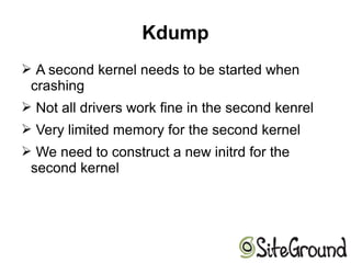 Linux Kernel Crashdump | ODP