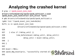 Linux Kernel Crashdump | ODP