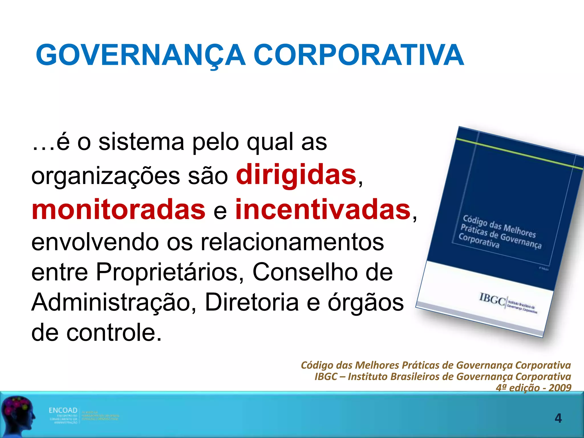 Consciência e Maturidade: Pilares para a Governança Corporativa. | PPT
