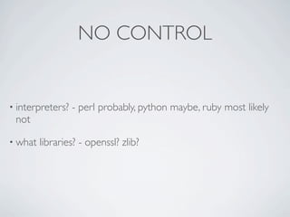 Crate - ruby based standalone executables