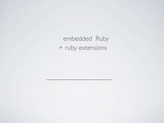 Crate - ruby based standalone executables