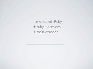 Crate - ruby based standalone executables