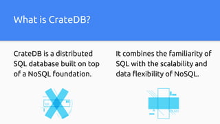 CrateDB - Giacomo Ceribelli | PPT