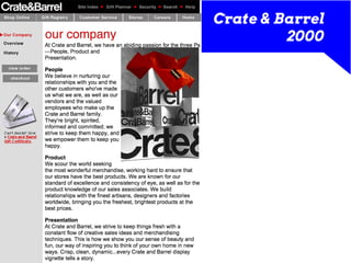 Crate & Barrel
2000
 