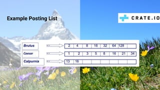 Example Posting List
@claus__m
 