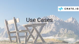 Use Cases
@claus__m
 