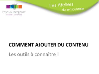 LE	
  PARAMETRAGE	
  DU	
  SITE	
  
	
  
Comment	
  uCliser	
  la	
  boîte	
  à	
  ouCls	
  
de	
  Jimdo	
  ?	
  
	
  
CréaCon	
  de	
  site	
  internet	
  
 