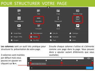 COMMENT	
  AJOUTER	
  DU	
  CONTENU	
  
	
  
Les	
  ouCls	
  à	
  connaître	
  !	
  
	
  
CréaCon	
  de	
  site	
  internet	
  
 