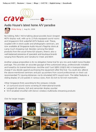 Crave Article