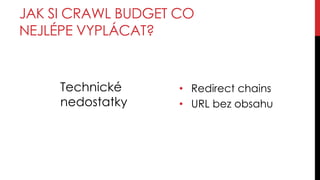 Crawl budget (Vladimír Saur)