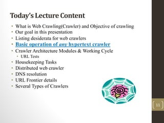 Web Crawling & Crawler | PDF