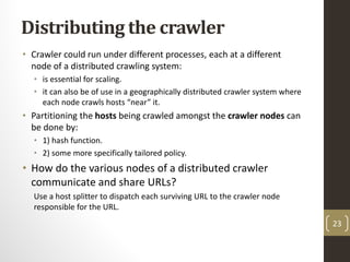 Distributed Crawling Web Crawling & Crawler | PDF