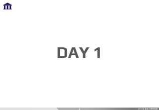 DAY 1
3
 