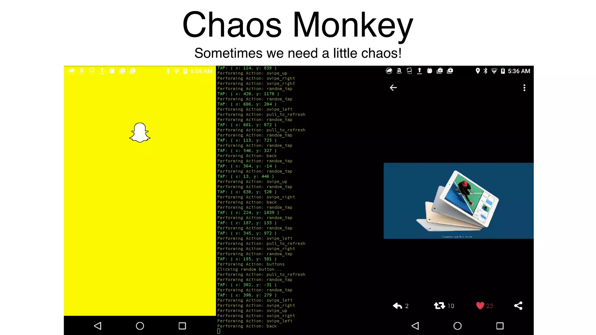 Chaos Monkey
Sometimes we need a little chaos!
 