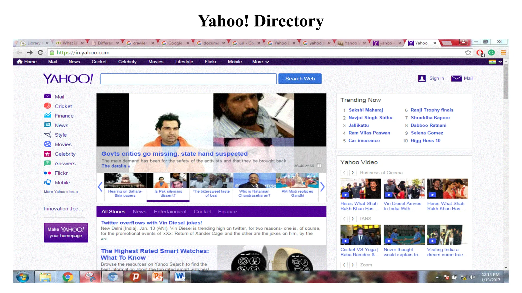 Yahoo! Directory
 