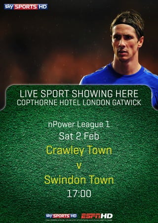 Crawley vs swindon