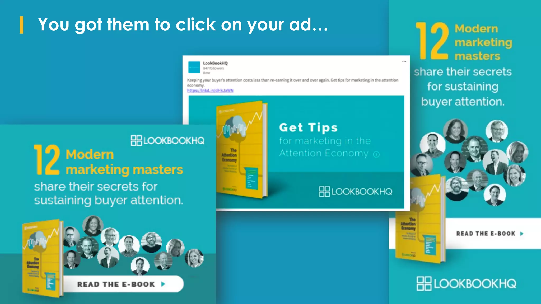 I You got them to click on your ad…
 