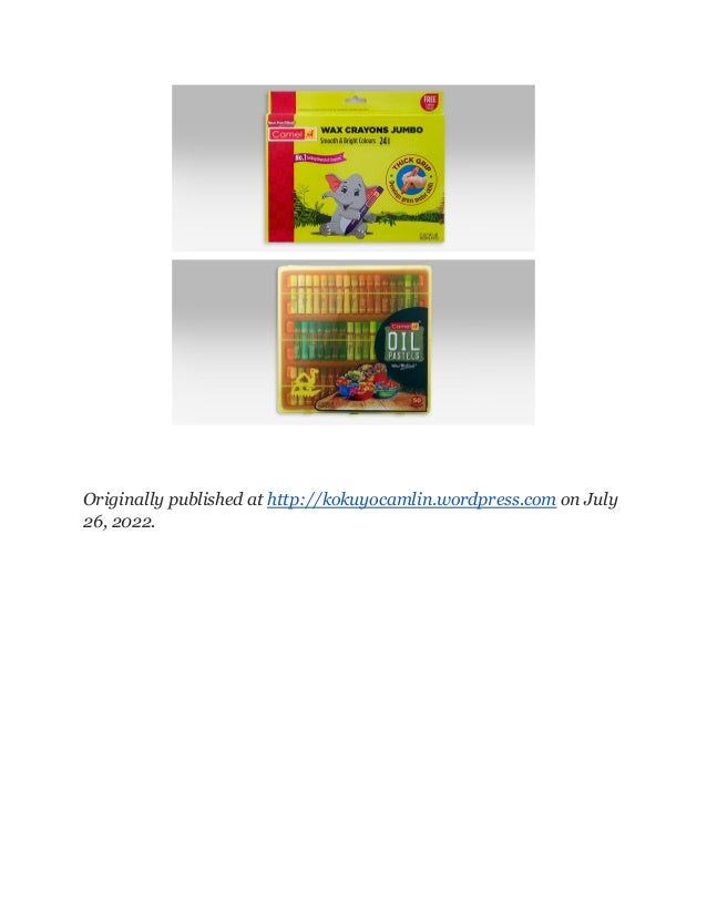 Crayons vs Oil Pastels