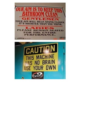 Crazy Andy Funny Signboards