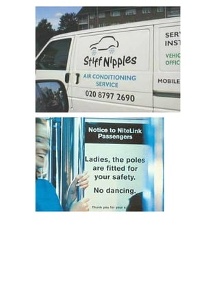 Crazy Andy Funny Signboards