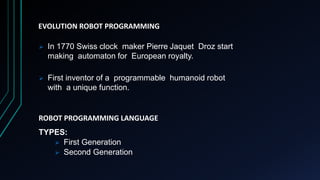 Robotics and Robot | PPT