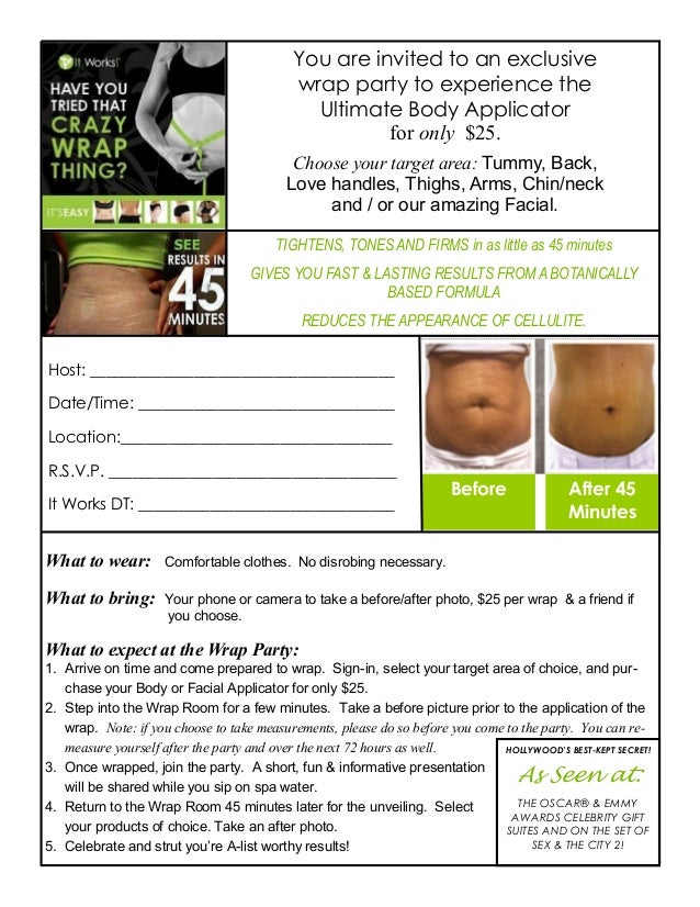 crazy wrap invite writable it works party invite