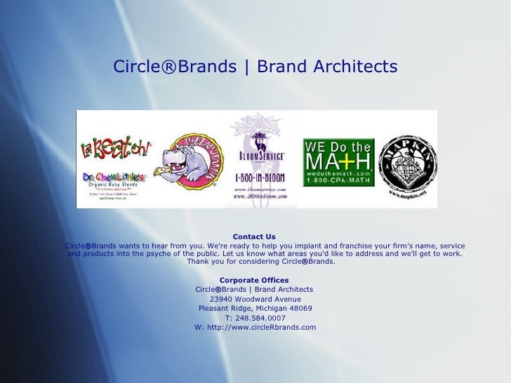 Circle®Brands Presentation