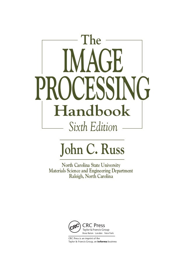 The Image Processing Handbook 6th Edition Apr 2011