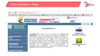 Como declarar y Pagar
 