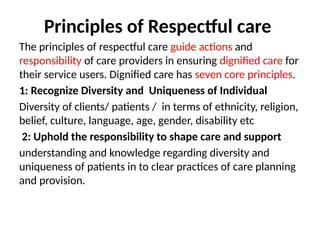 Compassionate, respectful and caring ppt | PPTX