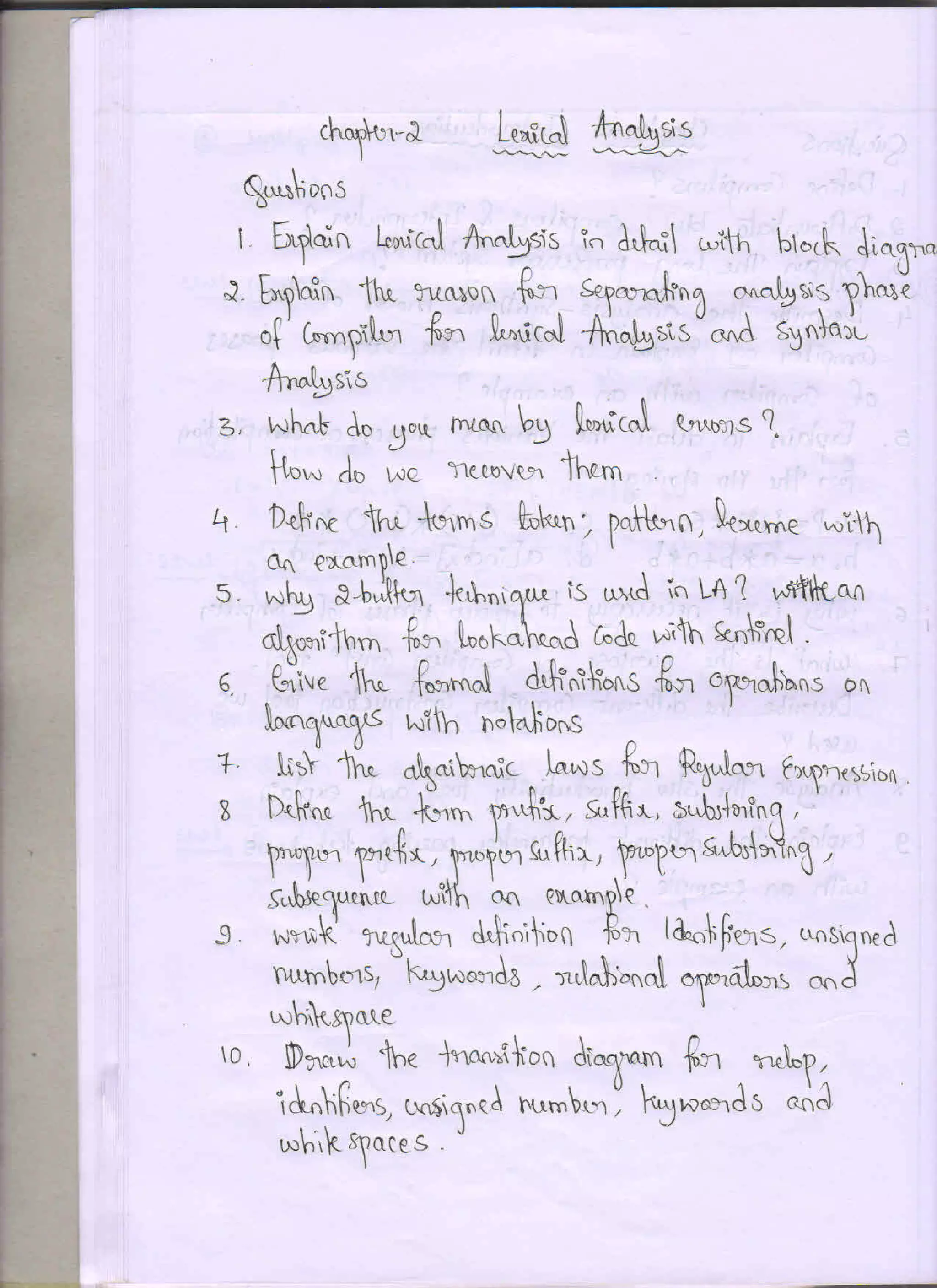 Prof Chethan Raj C, System software - compiler design