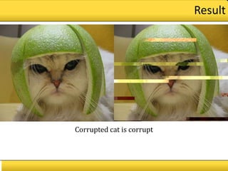 Result




Corrupted cat is corrupt
 