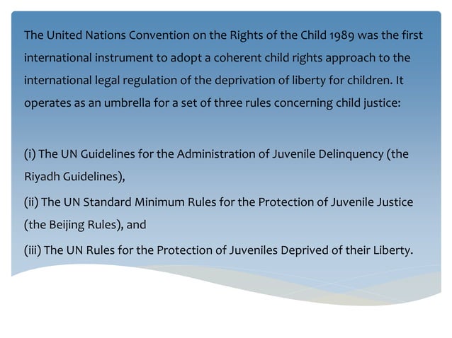 United Nations Convention on the Rights of the Child 1989 | PPTX
