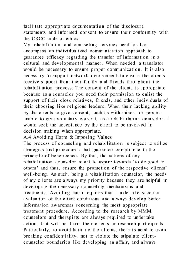 CRCC CODE OF ETHICSCRCC CODE OF ETHICS