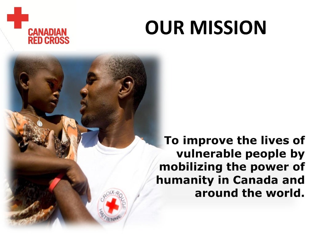 Canadian Red Cross Disaster Management