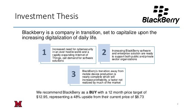 blackberry stock pitch