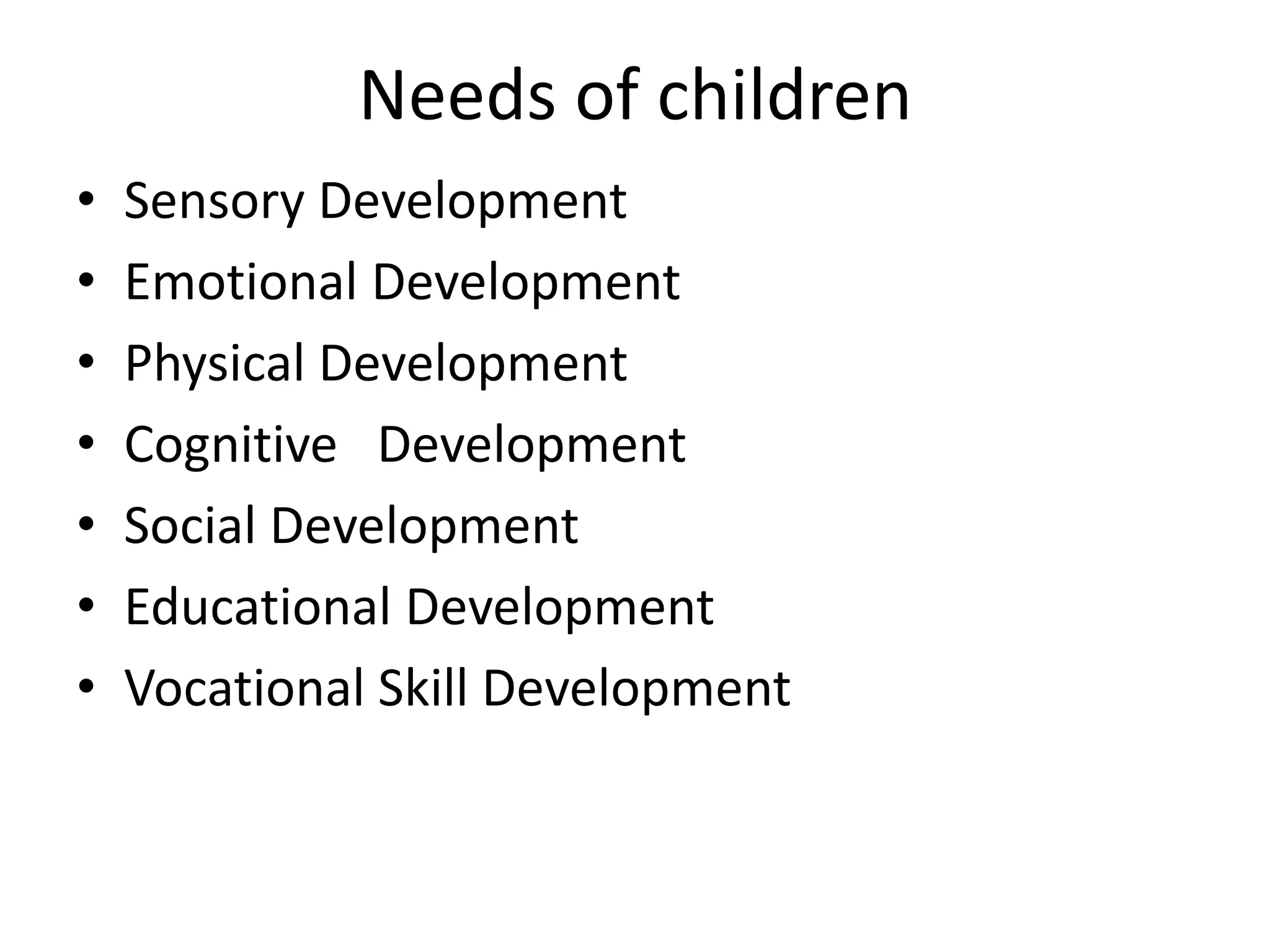 Needs of Special Education for Children with Special Needs | PPTX