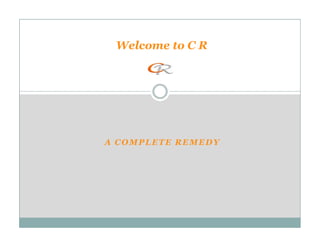C R Consulting   Company Profile