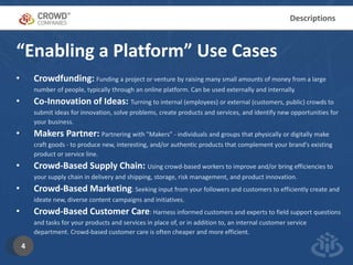 Crowd Companies Playbook: Enable a Platform (Sample)
