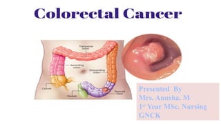 Colorectal Cancer ppt medical surgical nursing .pptx