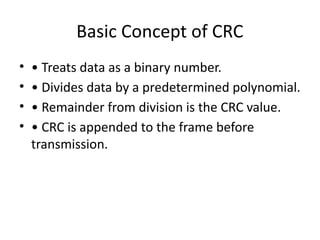 CRC cyclic redundancy check baisc demo.pptx