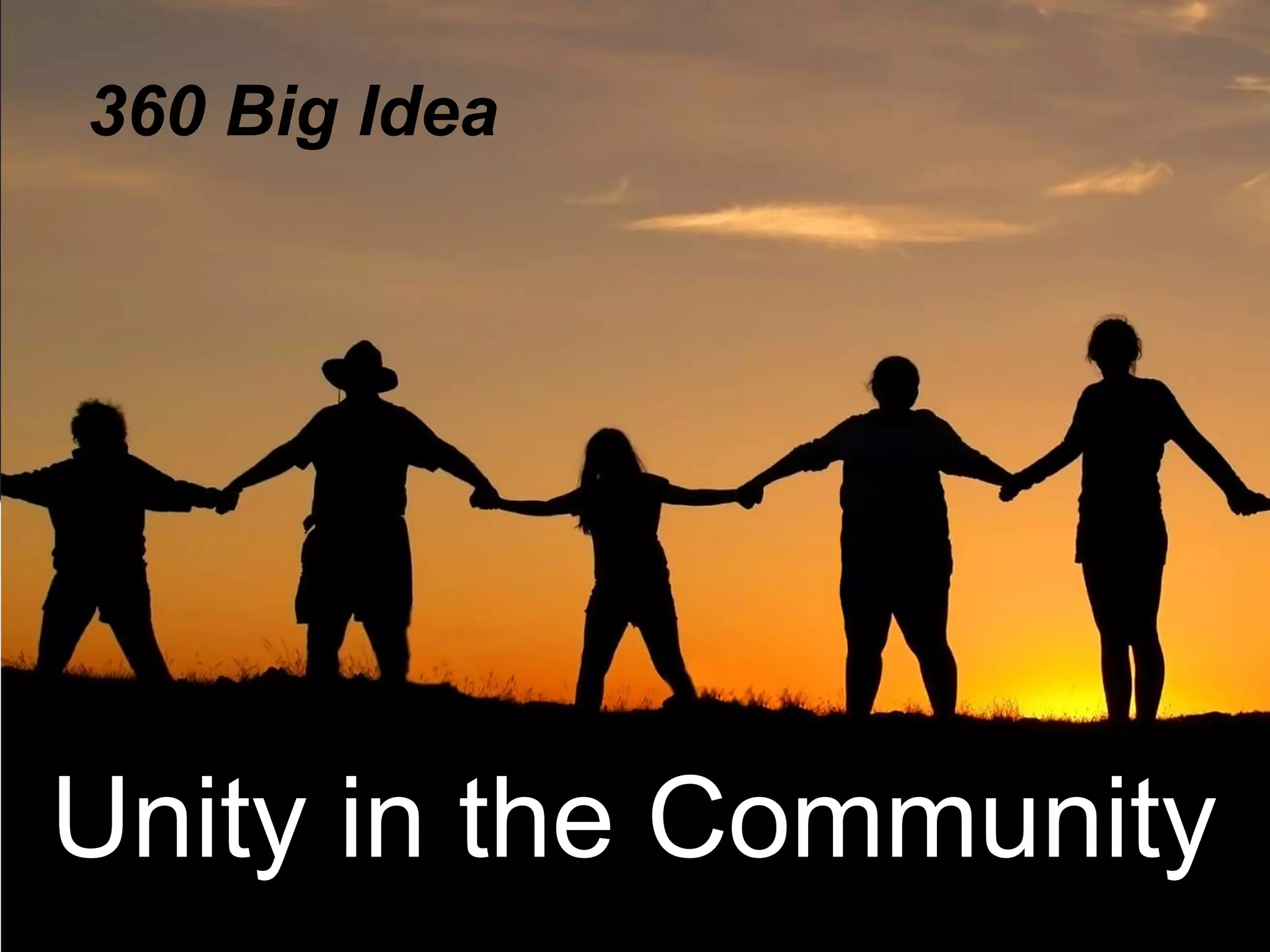 360 Big Idea




Unity in the Community
 