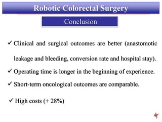 Comparison of Surgical Outcomes between Robotic and Laparoscopic ...