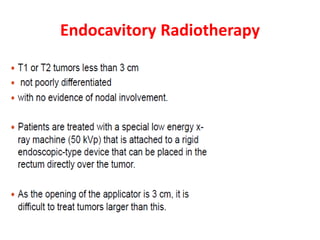 Endocavitory Radiotherapy
 
