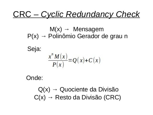 Crc Cyclic Redundancy Check
