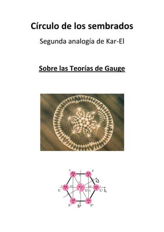 Círculo de los sembrados
  Segunda analogía de Kar-El


 Sobre las Teorías de Gauge
 