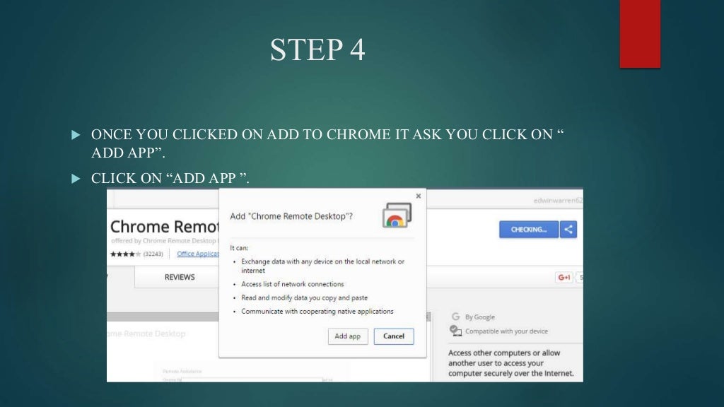 reset google chrome remote