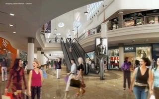 shopping centre interiors - Ukraine
 