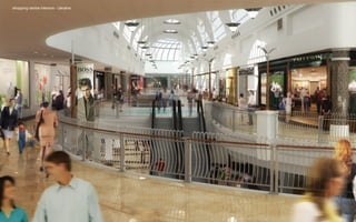 shopping centre interiors - Ukraine
 